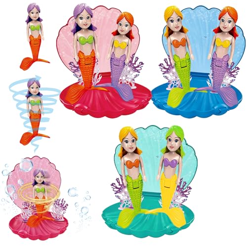 LUKIUP Jeux Piscine, Sirene Jouet, Jouets de Piscine, Jouet de Plongée, pour Baignoire, Piscine, Entraînement de Piscine sous-Marin, Jouets de Natation, Jeu...