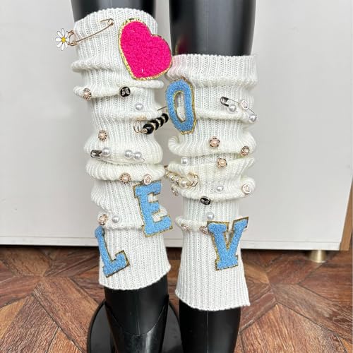 Image of Silver Shoe Charms for Sneakers 100PCS Pink Heart Design with Rhinestone & Pearl Safety Pin Brooches DIY Accessories for Women Teens Socks and Clothes Decor