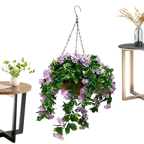 Fleurs artificielles à suspendre extérieur fausses fleurs patio balcon