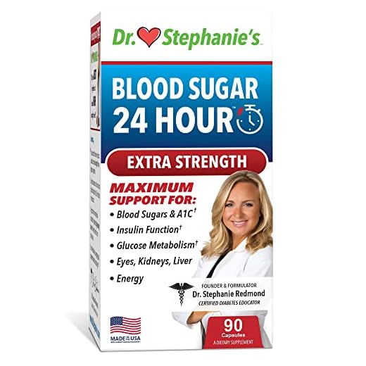 Pharmaganics Dr. Stephanie's Blood Sugar 24 Hour Extra Strength - Once Daily Supplement