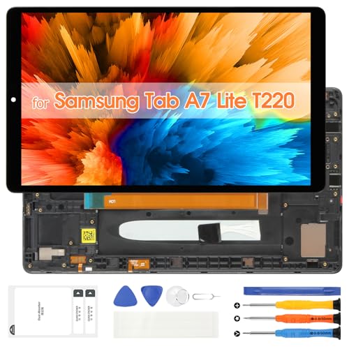 Dalle LCD Galaxy Tab A7 Lite T220 vitre tactile de remplacement 8.7 pouces