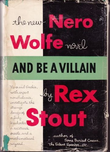 And Be a Villain by Rex Stout (1948-06-02) B01K2DD1IW Book Cover