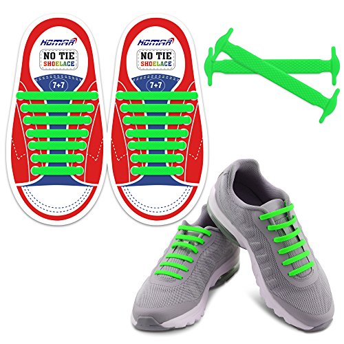 HOMAR No Tie Shoelaces for Kids and Adults - Best in Sports Fan