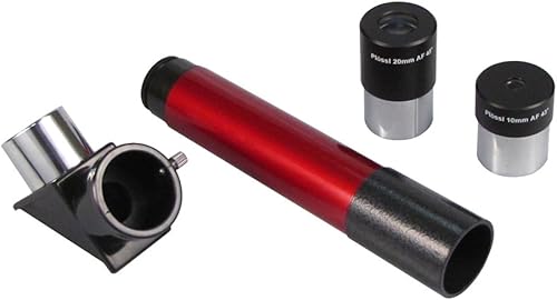 Miniatura 5 de Carson Red Planet - Telescopio refractor de 50-4.370 x 3.543 in con adaptador universal de digiscopio para smartphone para astronomía (RP-400SP)