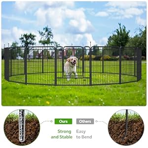 Mr-IRONSTONE-Dog-Playpen-with-Anti-Rust-Coating-32-Height-16-Panels-Dog-Fence-Dog-Pen-IndoorOutdoor-Pet-Playpen-for-LargeMediumSmall-Dogs-Portable-Foldable-Dog-Exercise-Pens - Cucciolini Doodles   Mr-IRONSTONE-Dog-Playpen-with-Anti-Rust-Coating-32-Height-16-Panels-Dog-Fence-Dog-Pen-IndoorOutdoor-Pet-Playpen-for-LargeMediumSmall-Dogs-Portable-Foldable-Dog-Exercise-Pens
