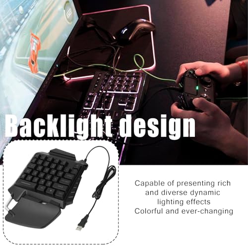 Teclado Mecánico Portátil 35 Teclas USB Cable miniatura 6