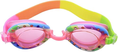 Vista 6 de RARITYUS Gafas de natación con patrón de dibujos animados, impermeables, antiniebla, para niños y jóvenes