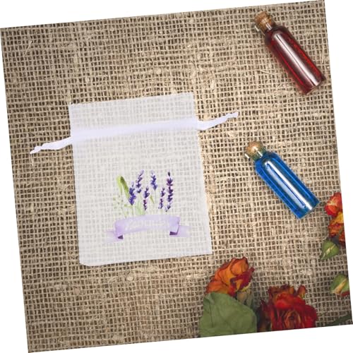 Zerodeko 20 bolsas aromáticas de malla con cordón miniatura 3
