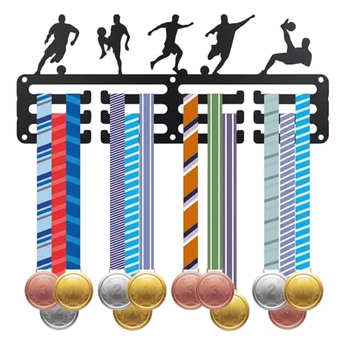 WuiCtvz Medaillenhalter Medaillen Aufbewahrung Medaillen Aufhänger Medaillenhalter Fussball Praktische Medaillenhalterung Robuster Medaillenhalter Heimmannschaftsabzeichen Spielmedaille (29 cm)