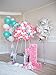 Produktbild YongFoto 1,5x2,2m Girl 1st Birthday Hintergrund Bunte Luftballons Papier Blumen innen Geburtstag Dekoration Hintergründe die Fotografie Sweet Baby Dusche Foto Hintergrund Kinder Jungen Shooting Studio
