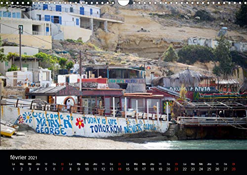 Photographies de Crète en calendrier mural horizontal format grand A3