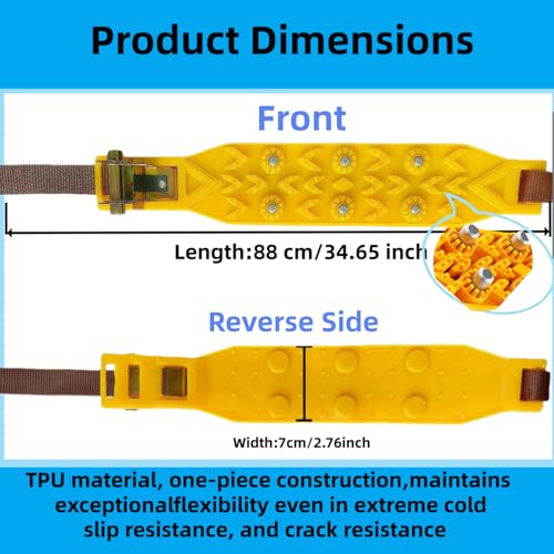 8 Pack Universal Tire Chains