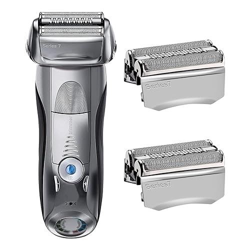 Replacement Head Compatible with Braun Electric Foil Shaver，70S Series 7, Compatible with Braun Series 7 790cc 760cc 750cc 720 799 797 (2 Pack)