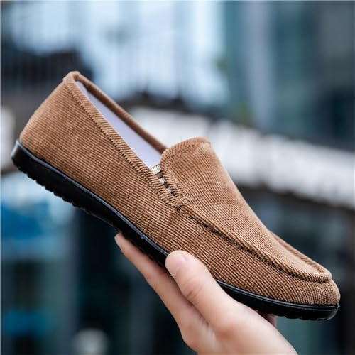 Men's Casual Flat Boat Shoes Soft Comfort Breathable Slip-on Loafers Non-Slip Walking Driving Shoes Spring Autumn Fashion Sneakers4