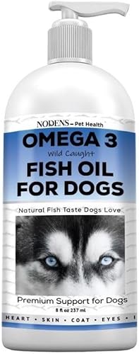 Omega 3 para perros, suplemento natural de ácidos grasos DPA+EPA+DHA para perros, para piel y pelaje brillante, inmunidad mejorada, apoyo articular,