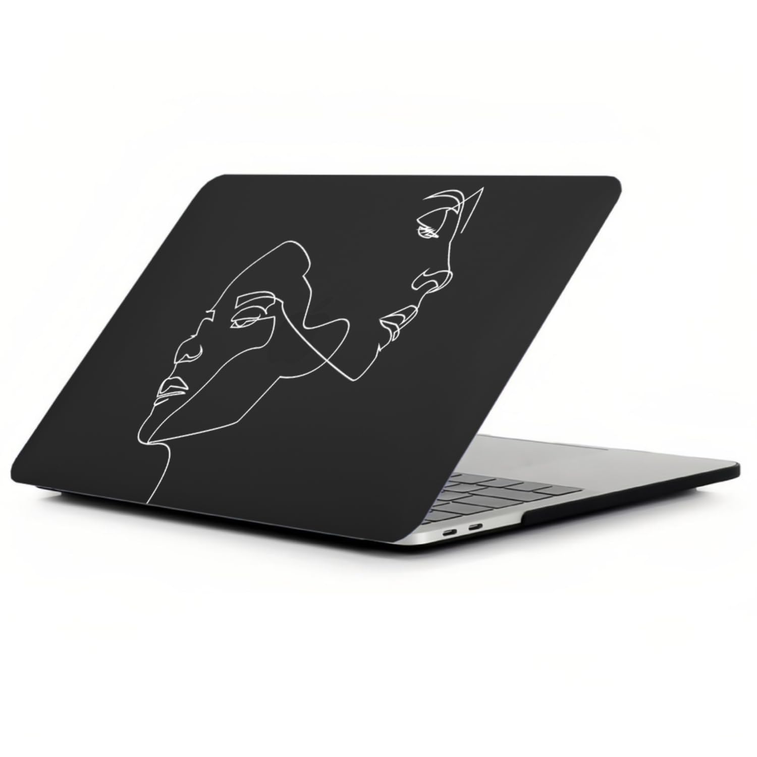 ACJYX Case for MacBook Pro 14 inch Shell 2021-2025 Release M4 A3401 A3112 M3 A3185 A2918 A2992 M2 A2779 A2442 M1 Pro/Max, Elegant Classic Black Hard