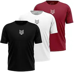 Kit 3 Camisetas Masculinas Dry Fit Alpha Academia e Treino