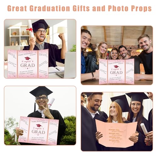 Image of Vlipoeasn 2026 Graduation Guest Book Alternative, Rose Gold Class of 2026 Graduation Party Decorations, Graduation Signature Book for 2026 College High School, Unique Graduation Gifts for Friends