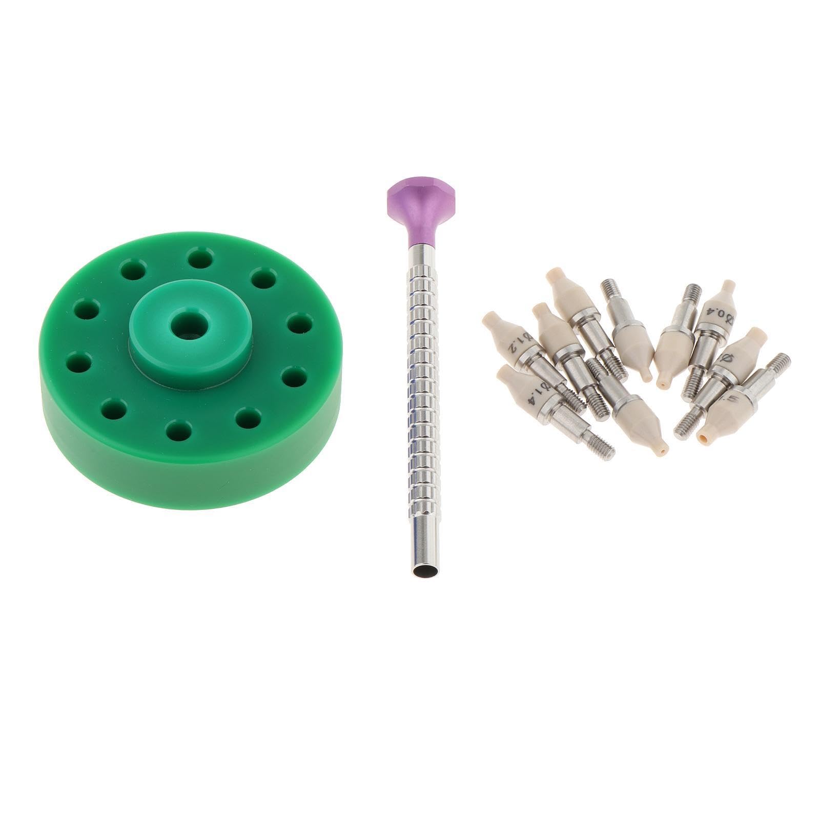 Set di Utensili manuali di precisione per orologiai (Verde)