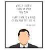 The Office Merch - Michael Scott Poster - 8x10 Office Wall Decor - Typography Wall Art Print for Home or Apartment Decoration - Funny Michael Scott Quote - Unique Affordable Gift - Picture Print