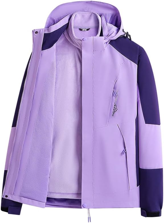Women's Rain Jacket Waterproof With Hood Lightweight Raincoat Ladies Ladies Raincoat Outdoor Windbreaker