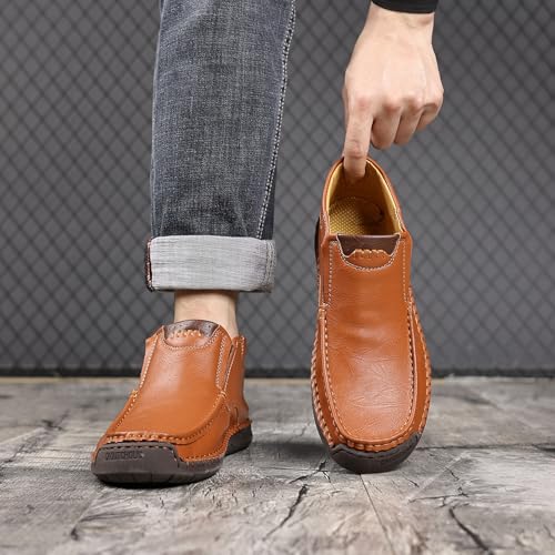 Image of Coramtty Mens Loafers Casual Slip on Shoes Business Moccasins Lightweight Refreshing Classic Slippers Walking Driving Travelling Outdoor