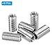 PATIKIL Thread Adapters Sleeve Reducing Nut, 6 Pcs M12*1.75 Male to M8*1.25 Female Repairing Insert Nut Screw Reducer Conversion Stainless Steel Fastener 24mm