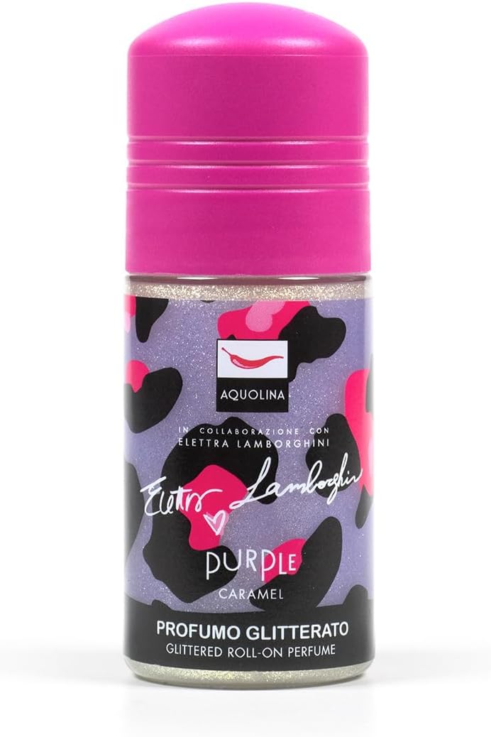 Aquolina Purple Caramel – Roll-on glitterato Limited Edition in collaborazione con Elettra Lamborghini – 50 ml Aquolina Purple Caramel – Roll-on glitterato Limited Edition in collaborazione con Elettra Lamborghini – 50 ml