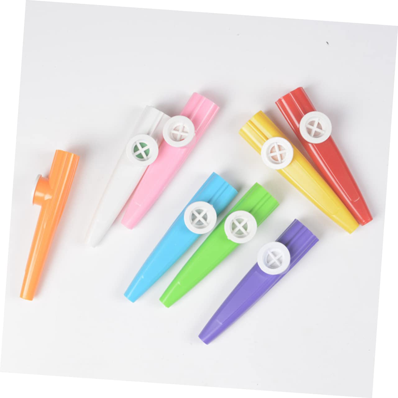 Vaguelly Kinder Kazoo Musikinstrument 50 Stück Kunststoff Kazoos Für Kinder Leicht Zu Spielen Lernspielzeug Für Musikförderung Und Freizeitaktivitäten