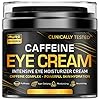 Caffeine Eye Cream For Anti Aging, Dark Circles, Bags, Puffiness. Great Under Eye Skin + Face Tightening, Eye Lift Treatment For Men & Women 1.7oz