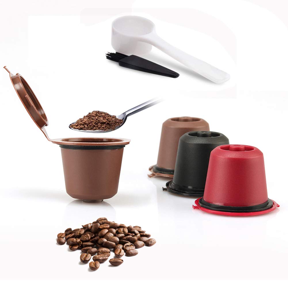 3 kapsułki do kawy wielokrotnego napełniania do ekspresu do kawy Nespresso