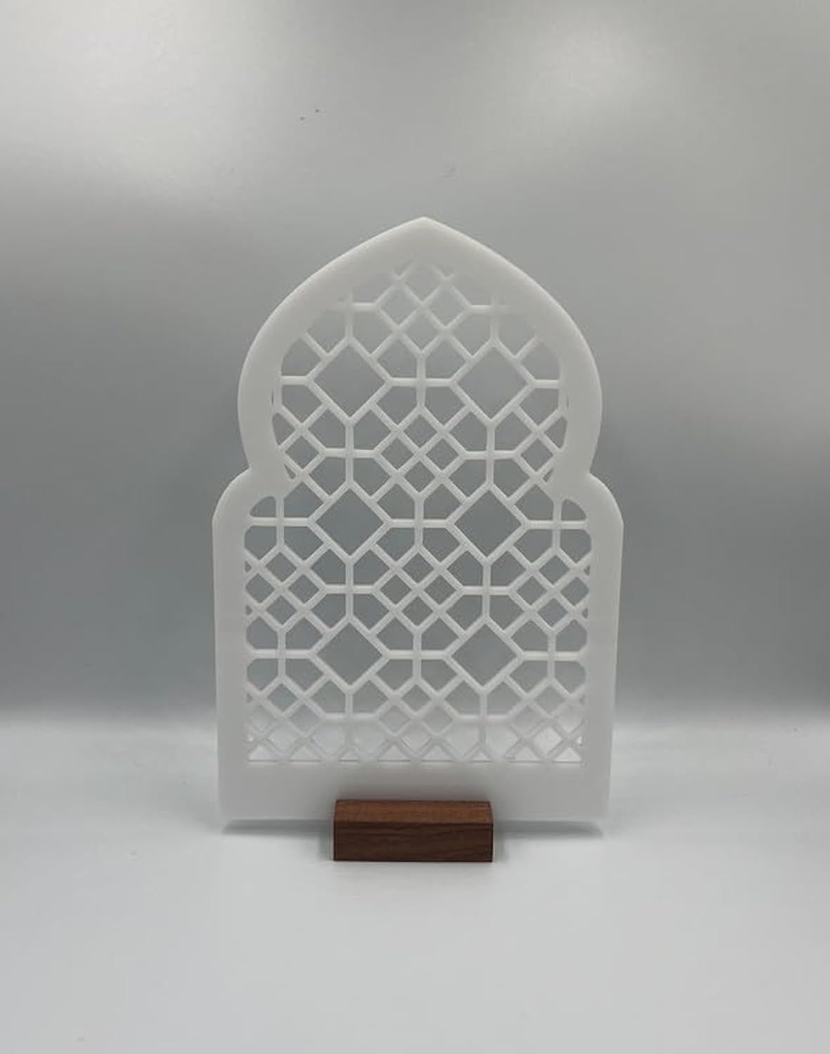 bpaIslamic Acrylic Signs with Wooden Stand - Eid Decor, Ramadan Decor, Eid Gift, Eid, Eid Decoration