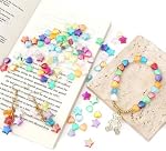400pcs Assorted Acrylic Heart Beads Star Beads for Jewelry Making Cute Plastic AB Bead for Necklace Bracelet Earing making Bling Spacer Beads Bulk Aesthetic Charms Craft DIY (Mixed Color)