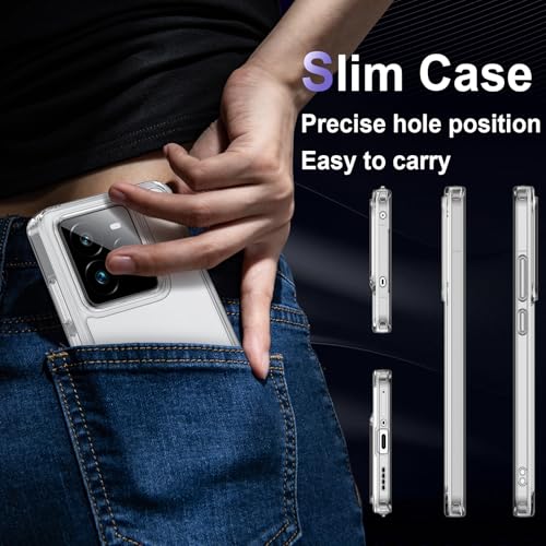 Image of Case for Realme GT 7 Pro 5G, Military Grade Drop Protection Clear Phone Case, Yellowing Resistant, Anti-Scratch Hard PC Back, Shockproof Hard Ultra-Thin Protective Cover, Transparent