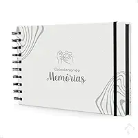 NISTI PRINT, Scrapbook Álbum Fotos Caderno Criativo Folha Preta Memórias