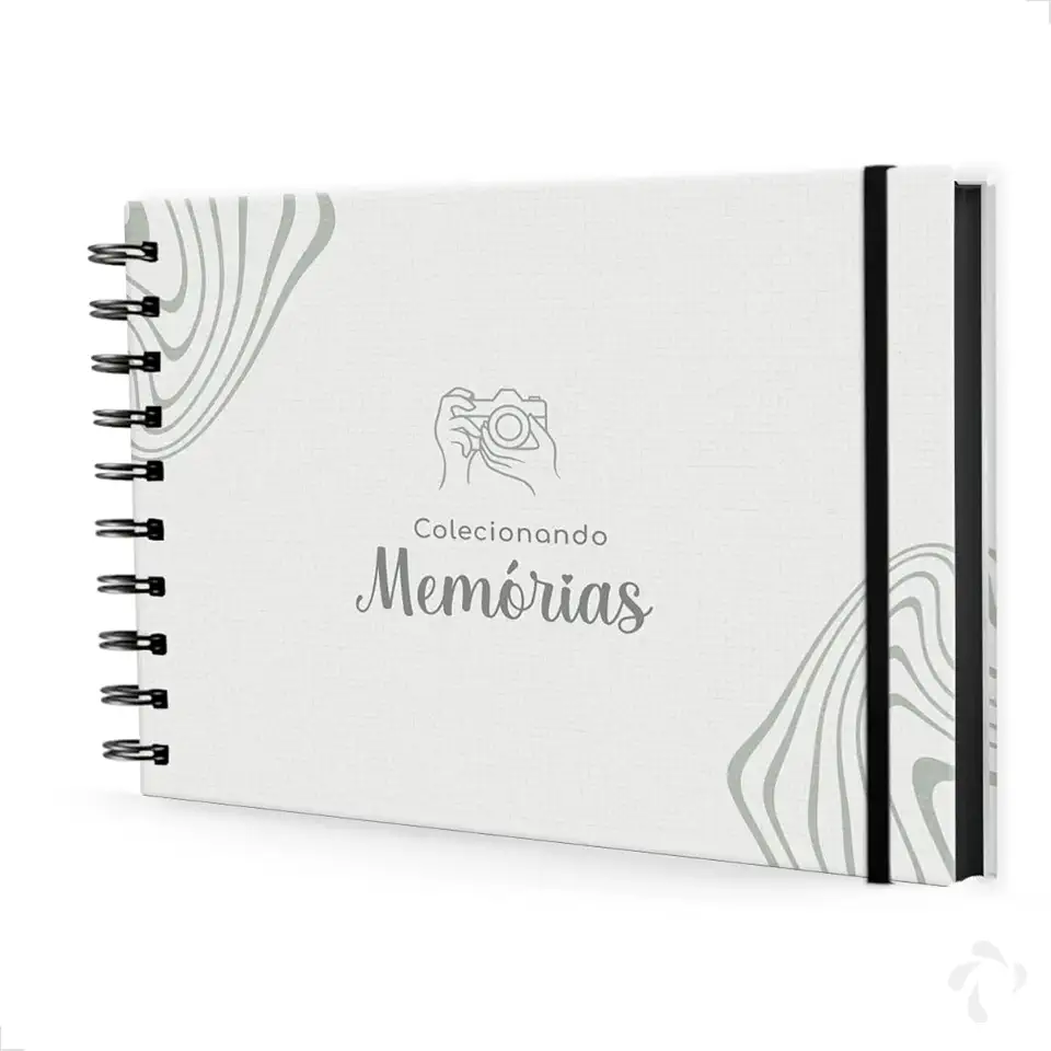 NISTI PRINT, Scrapbook Álbum Fotos Caderno Criativo Folha Preta Memórias