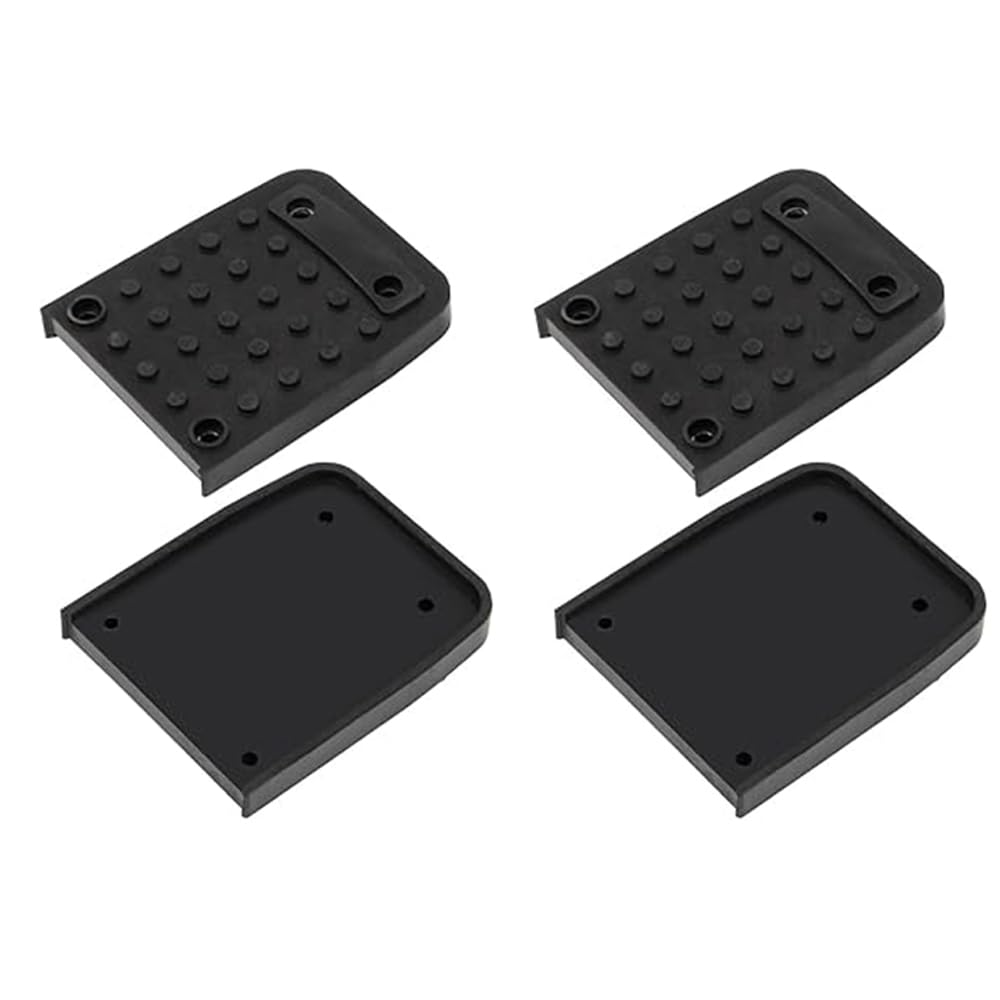 8 almohadillas de goma para pedal de zanco, suelas antizancos, almohadillas de aleación de aluminio, almohadillas de escalera móviles, suelas de zanco, piezas de repuesto para paneles de yeso,