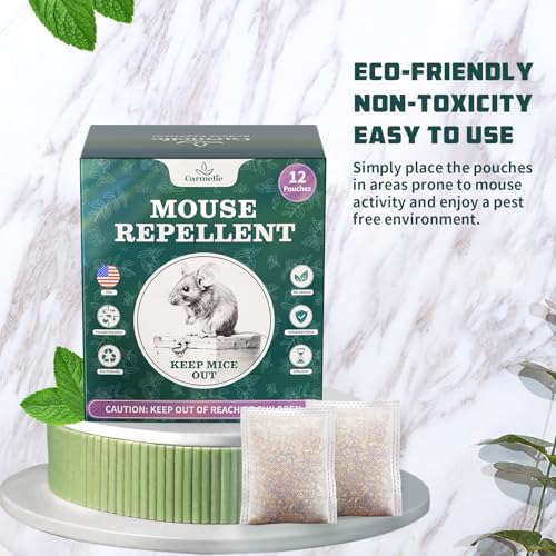 Mouse Repellent for Home and Garden Protection to Mouse, Squirrels, Roaches, Ants, Spiders, Moths and Other Pests - Thumbnail 5