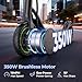 Waryoa Foldable Electric Scooter for Adults, 350W/500W Motor, Up to 22 MPH, 8.5