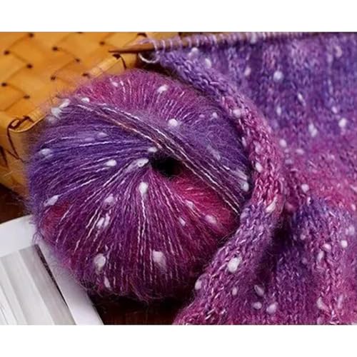 Hilo suave para tejer a ganchillo ovillo de 50g resistente para chalecos 7