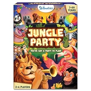 Skillmatics Card Game – Jungle Party, Fun Family Card Game of Strategy & Luck, Party Game, Gifts for Girls & Boys Ages 7, 8, 9 & Up