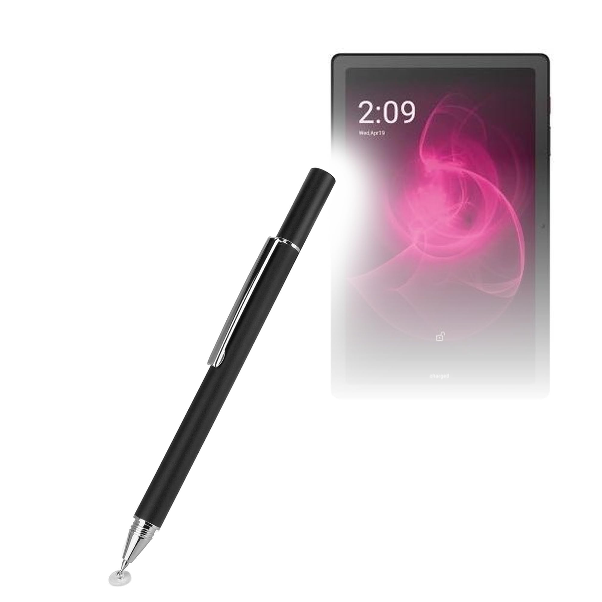 Stylus Pen Compatible with T-Mobile REVVL TAB 5G - FineTouch Capacitive Stylus, Super Precise Stylus Pen - Jet Black