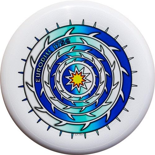 eurodisc Disco de competição Ultimate Frisbee 175g 4.0 Impressão fotográfica SPIKESTAR - 100% orgânico e ecológico
