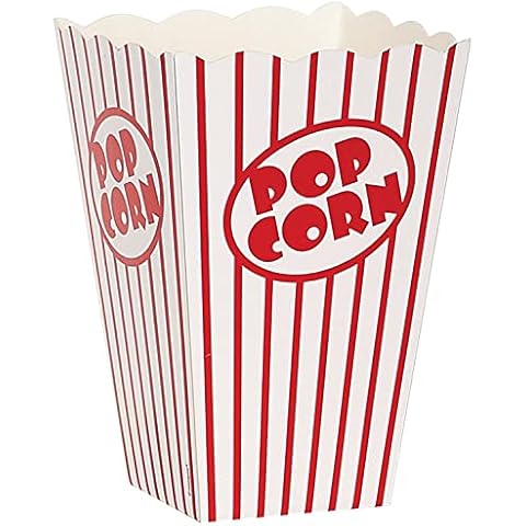 Unique Party 59022 - Popcorn Boxes, Pack of 10 Cover