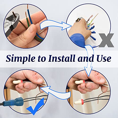 Wire Nut Twister, Wire Twister Tool, Wire Twisting Tool & Spin Twisting Wire Connector Socket, Wire Twister Tool For Drill And Wire Connector Driver With 1/4" Chuck, 1 Pack, Blue #TOP3