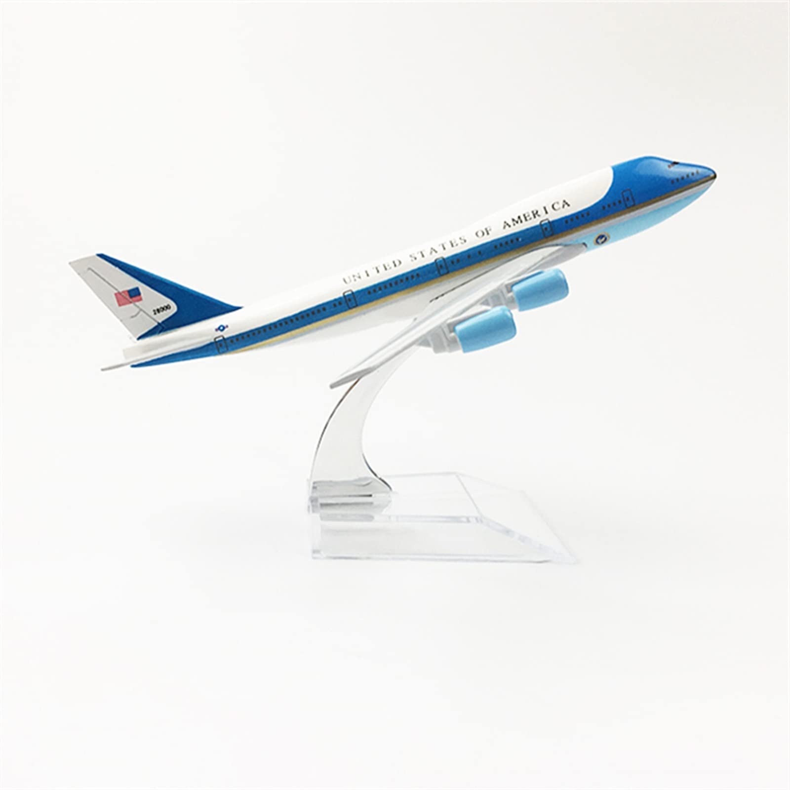 16cm Model samolotu Air Force One Boeing B747 dla samolotu linii lotniczych Odlew metalowy zabawka na prezent kolekcjonerski zestaw gier Hobby