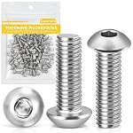 Caianwin – Caianwin-M5 x 16mm 100Pcs Linsenkopfschrauben Innensechskant