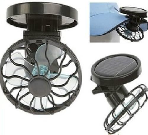 Clip-on Solar Cell Fan Sun Power Energy Panel Cooling Cooler for Travelling T7