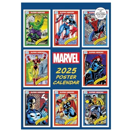 Calendario 30x42 marvel 2025 pyramid