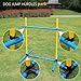 AHAILUOO Adjustable Dog Agility Jump Set – Training Hurdles with Height Adjustable Bars, Portable Design with Carry Bag for Indoor & Outdoor Agility Courses (A-Jump Pole-1)